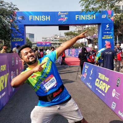2020: Completed my first half-marathon